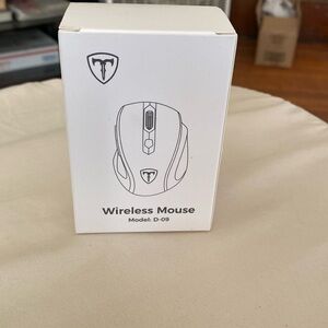 A wireless mouse